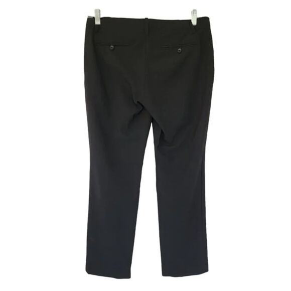GAP True Straight Stretch Pants Black Women Size 6A Mid Rise Work Career Classic - Picture 4 of 11